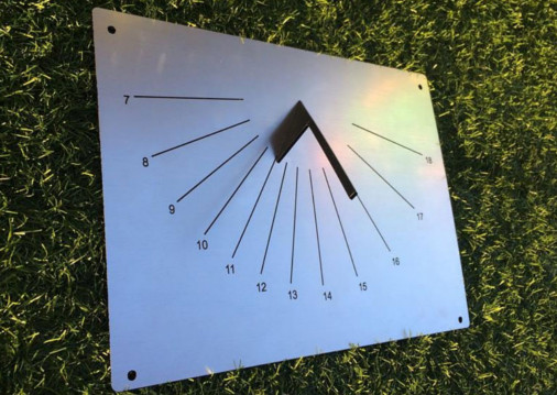 Cadran solaire de méthacrylate